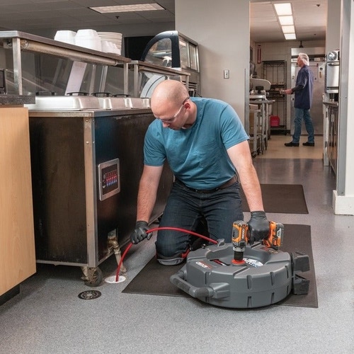 Immagine di Ridgid FlexShaft K9-102 Stasatrice per pulizia scarichi ad alta velocità 1 1/4"-2" (32 - 50 mm) con kit 64268