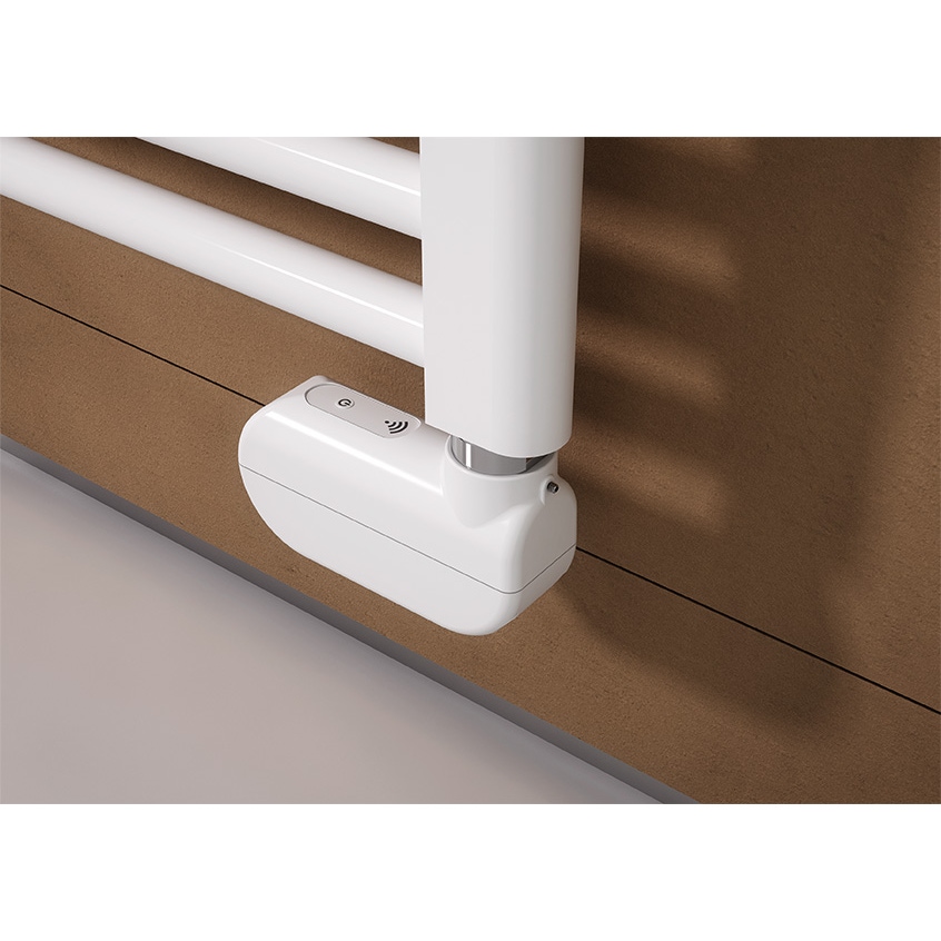 Immagine di Irsap resistenza elettrica con controllo Wireless bianco 300 W (L. cm 37) con 2 raccordi T 1/2" + 1 tappo 1/2"  ANRE0300DSP01