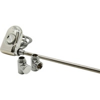 Immagine di Irsap resistenza elettrica con termostato elettronico cromo, 400W (L. 40,5cm) con 2 raccordi T 1/2" + 1 tappo 1/2" ANRE0400KSP50