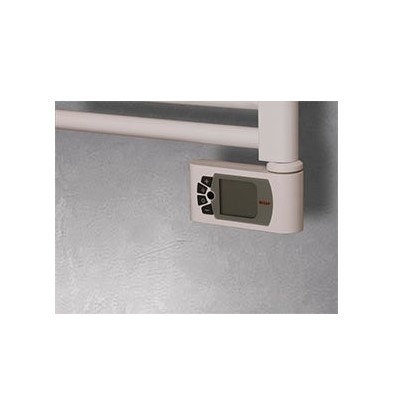 Immagine di Irsap resistenza elettrica con controllo elettronico IR bianco, 300W (L. 37cm) con 2 raccordi T 1/2" + 1 tappo 1/2" ANRE0300HSP01