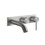 Immagine di Gessi 316 BATH miscelatore vasca a parete, 2 uscite, finitura steel brushed  54136#239