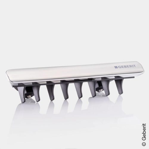 Immagine di Geberit ONE lavabo sospeso L.90 cm, scarico orizzontale, profondità ridotta, colore bianco con cover piletta colore bianco finitura lucido 500.390.01.3