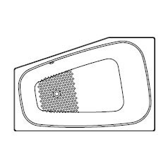 Immagine di Kaldewei Antiscivolo parziale per PLAZA DUO destra 23703000xxxx