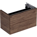 Immagine di Geberit ONE mobile per lavabo L.75 cm, con due cassetti, finiture noce canaletto 500.381.00.1