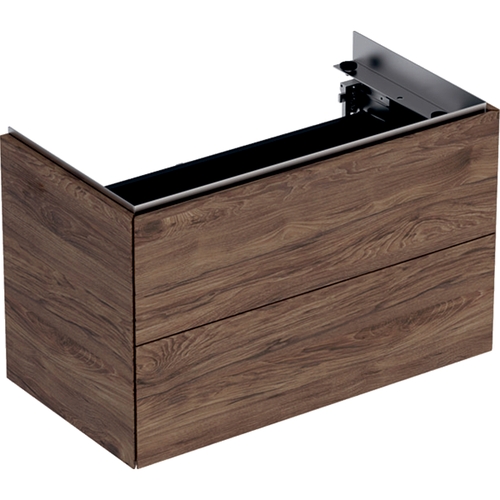 Immagine di Geberit ONE mobile per lavabo L.75 cm, con due cassetti, finiture noce canaletto 500.381.00.1