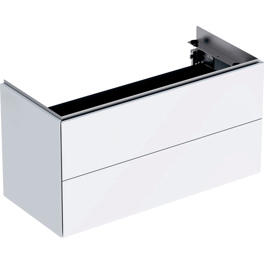 Immagine di Geberit ONE mobile per lavabo L.90 cm , con due cassetti, colore bianco finitura lucido 500.385.01.1