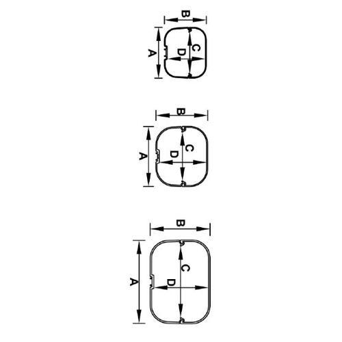 Immagine di Tecnosystemi canalina diritta senza bolla L.7.2 H.6.4 P.200 cm N11120072