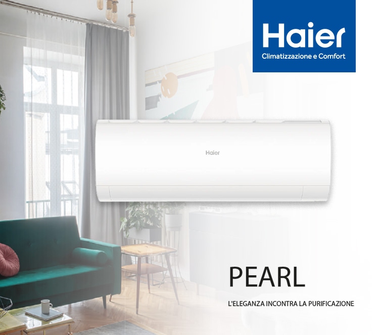 Banner climatizzatore Haier Pearl