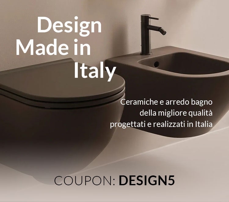 Extra 5% di sconto sui marchi di Design Made in Italy
