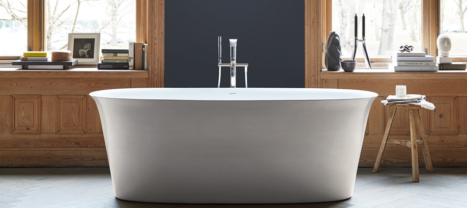 Vasca da bagno freestanding ovale Duravit White Tulip