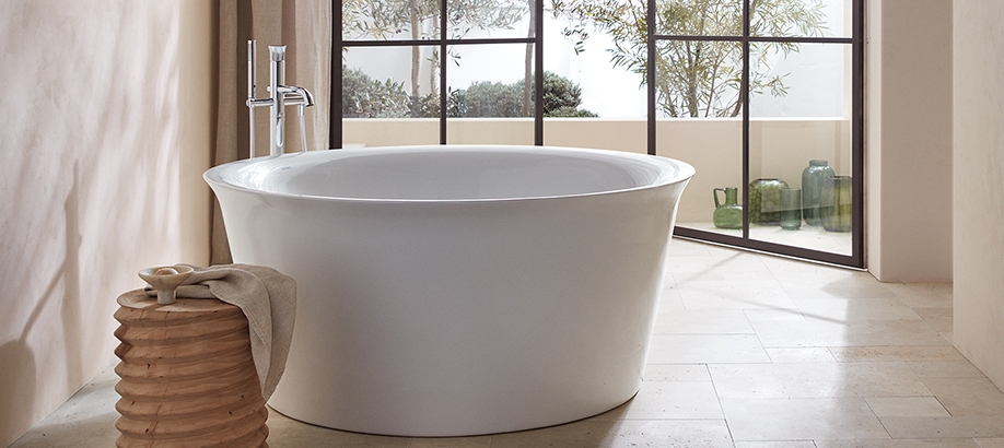 Vasca da bagno rotonda Duravit White Tulip