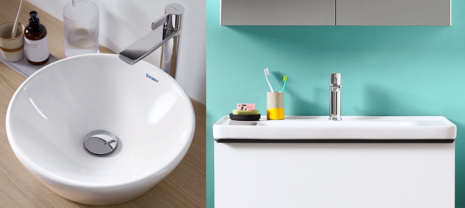 Lavabi bianchi Duravit D-Neo