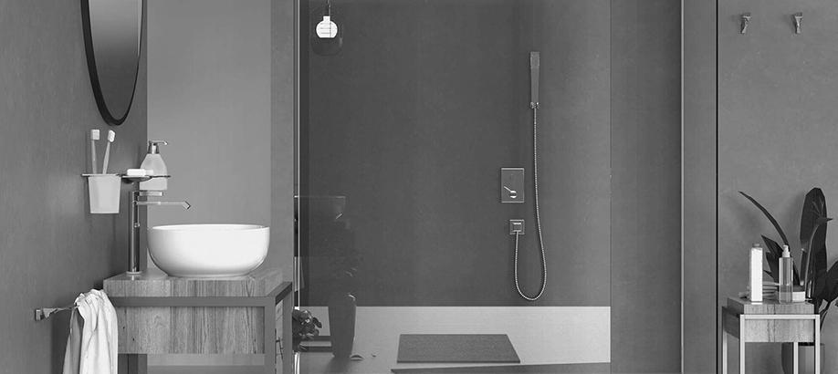 Accessori bagno Colombo Design Alizé in un bagno moderno