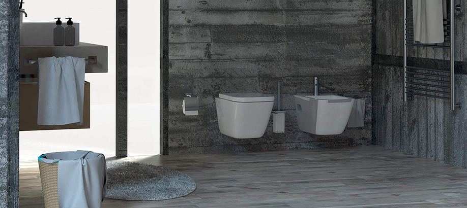 Gli accessori bagno Colombo Design Forever in un bagno arredato