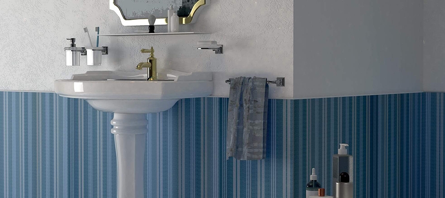 Accessori bagno Colombo Design Portofino in un bagno classico