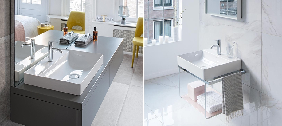 Ambientazioni lavabi bagno DuraSquare Duravit