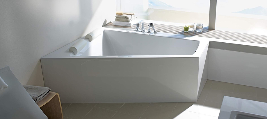 Vasca da bagno a incasso angolare Duravit Paiova