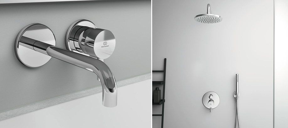 Rubinetto vasca da bagno e soffione doccia Ideal Standard Ceraline