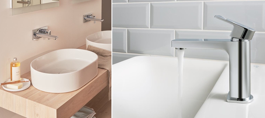 Tipi di rubinetti lavabo bagno Ideal Standard Edge