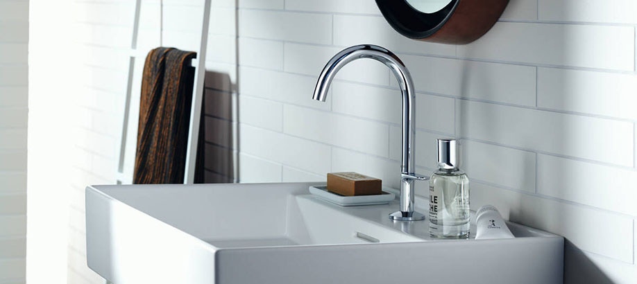 Rubinetto cromo per lavabo bagno Axor One