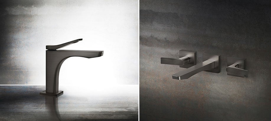 Rubinetti bagno da appoggio e da parete Gessi Rilievo