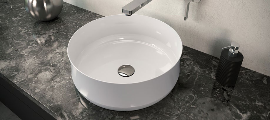 Lavabo da appoggio Kaldewei Ming colore bianco