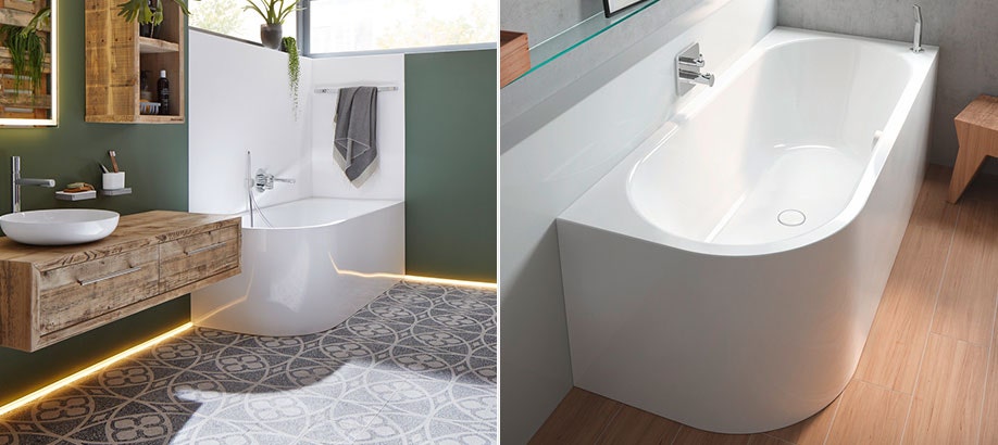 Vasca da bagno Kaldewei Meisterstück ripresa da diverse angolazioni