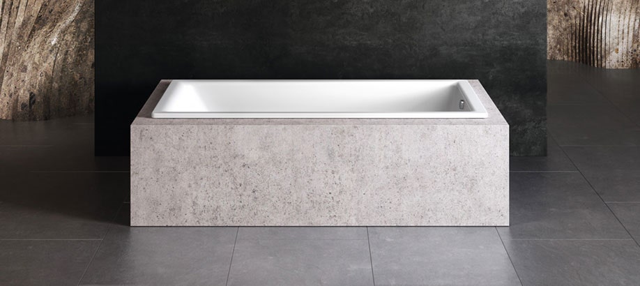Vasca da bagno Kaldewei Puro rettangolare in acciaio smaltato