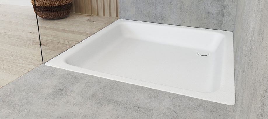 Piatto doccia Kaldewei Sanidusch rettangolare in acciaio smaltato