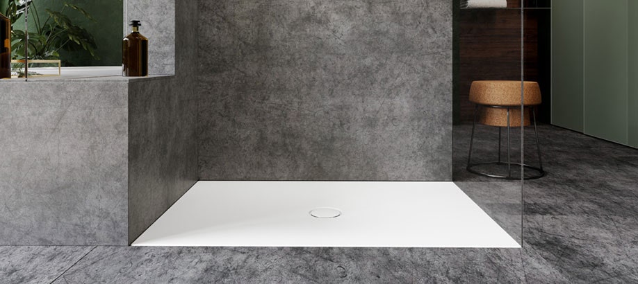 Piatto doccia Kaldewei Scona con installazione filo pavimento