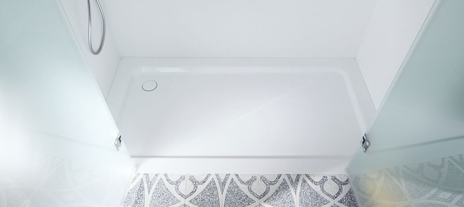 Piatto doccia filo pavimento Kaldewei Superplan rettangolare bianco