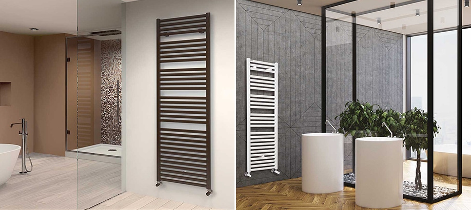 Radiatori bagno Irsap bianchi e neri diversi modelli