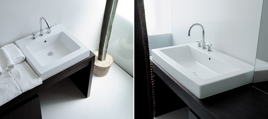 Lavabo Flaminia Acquagrande bianco