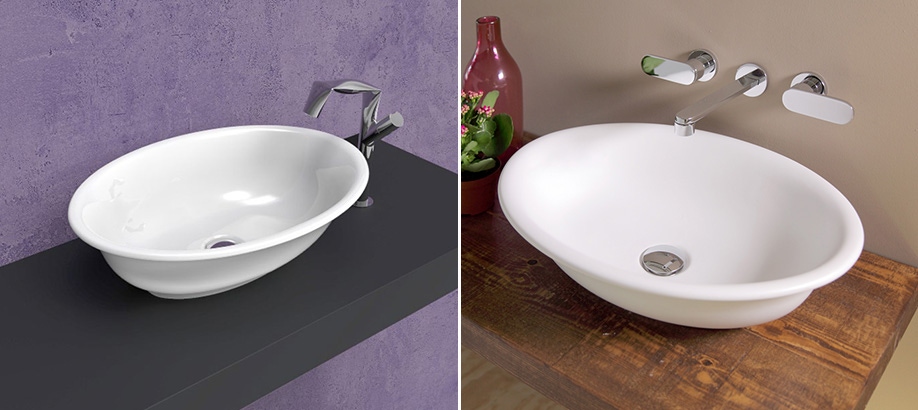 Modelli di lavabi bagno Flaminia Boll bianchi