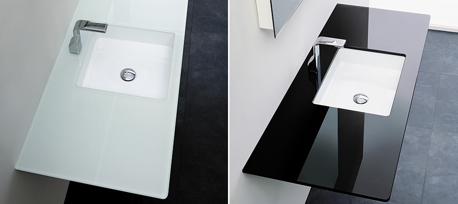 Lavabi bagno Flaminia Miniwash con piani Fly