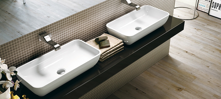 Lavabi bagno da appoggio Flaminia Pass