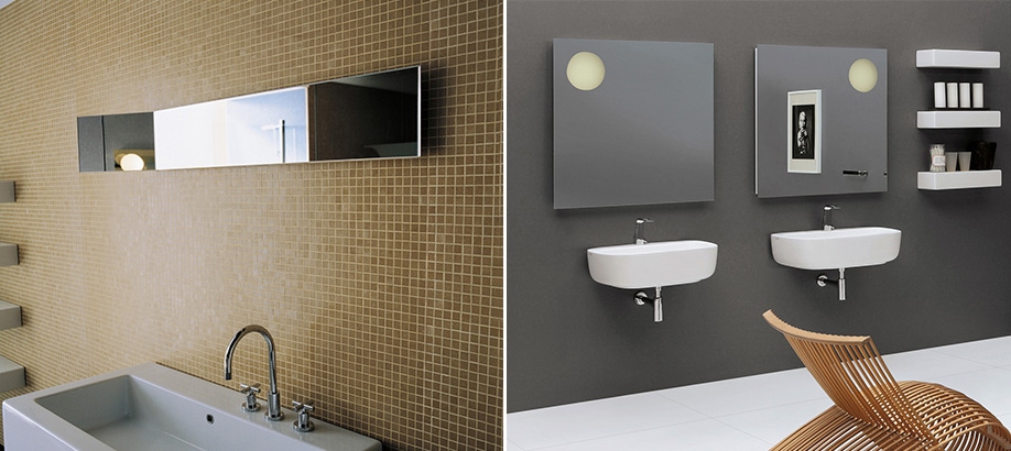 Esempi di specchi per il bagno bagno Flaminia