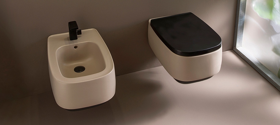 WC e bidet sospesi Flaminia Flag