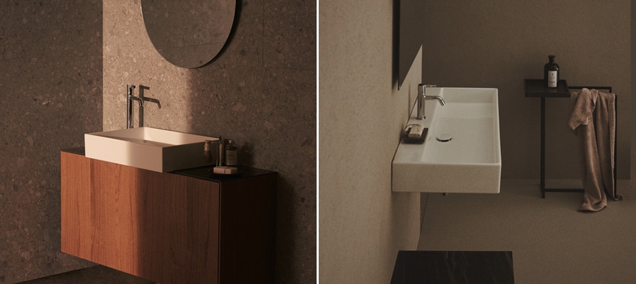 Lavabi d'appoggio e sospeso Extra Ideal Standard per il bagno moderno