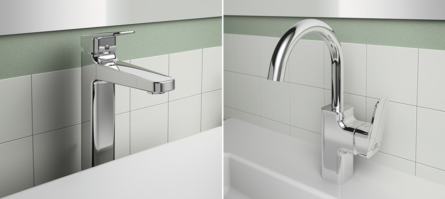 Diversi modelli di rubinetti lavabo bagno Ideal Standard Ceraplan
