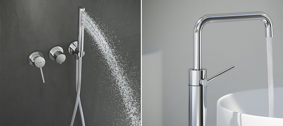 Doccetta e rubinetto lavabo bagno Nobili Velis