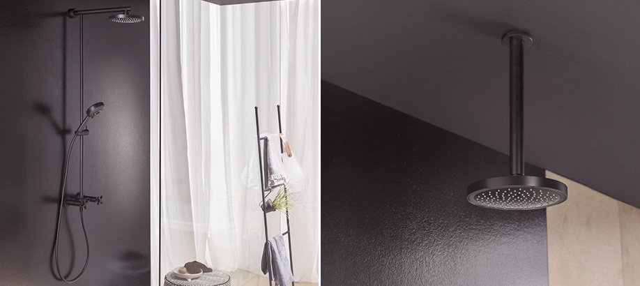 Rubinetterie Nobili Lira per la doccia colore nero