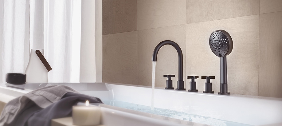 Rubinetti vasca Nobili Lira neri