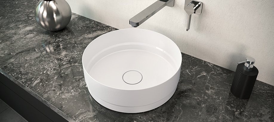 Lavabo a bacinella Kaldewei Nueva bianco