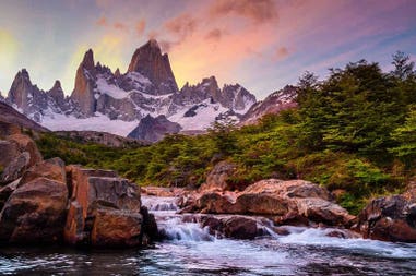 Profilo di montagne in Argentina