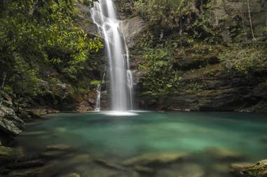 Brazil Chapada dos Veadeiros waterfall