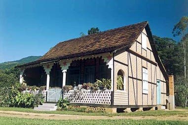 Brasile Santa Catarina tipica casa tedesca