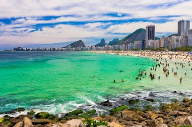 Brazil Copacabana beach Brazil Copacabana beach