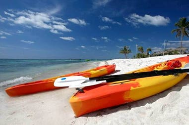 Brazil Kayak beach Kayak on the beach in Brazil
