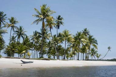 Brazil Kayak beach Kayak on the beach in Brazil